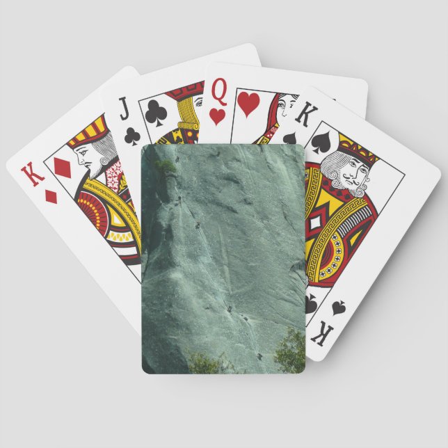 Rock Climbers on El Capitan Poker Cards (Back)