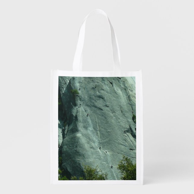 Rock Climbers on El Capitan Reusable Grocery Bag (Front)