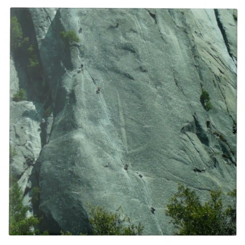 Rock Climbers on El Capitan Tile