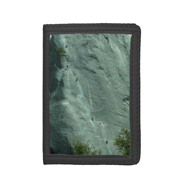 Rock Climbers on El Capitan Trifold Wallet (Front Vertical)