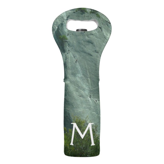 Rock Climbers on El Capitan Wine Bag (Front)