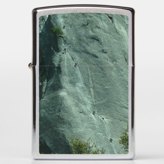 Rock Climbers on El Capitan Zippo Lighter (Front)