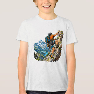 Rock climbing adventure for mountain climbers Tri-Blend shirt