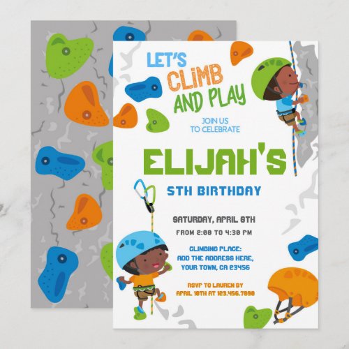 Rock Climbing Birthday