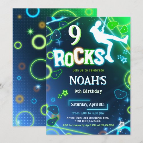 Rock Climbing Birthday