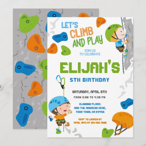 Rock Climbing Birthday