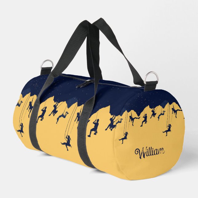 Rock Climbing Bouldering Customisable Duffle Bag (Left Corner)