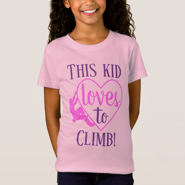 Rock Climbing Bouldering T-Shirt (Front)