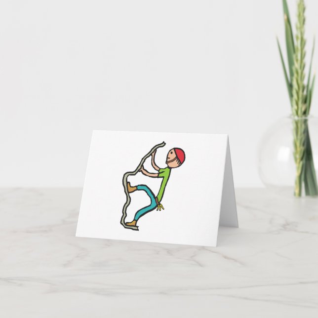 Rock Climbing Card (Front)