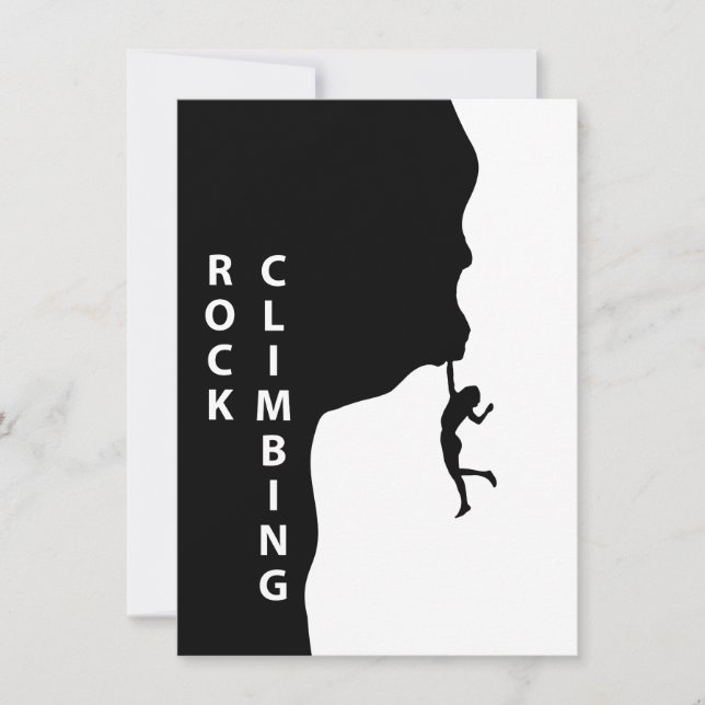 Rock climbing card (Front)