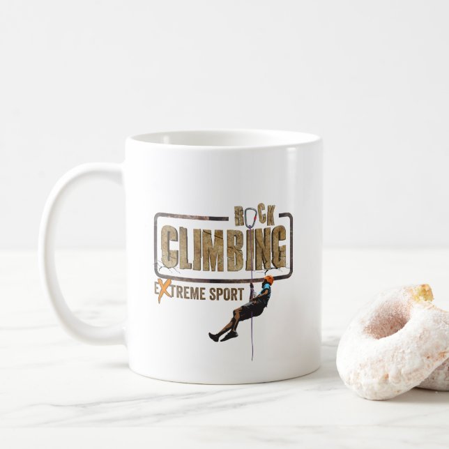 Rock Climbing | Classic Mug #11 (With Donut)