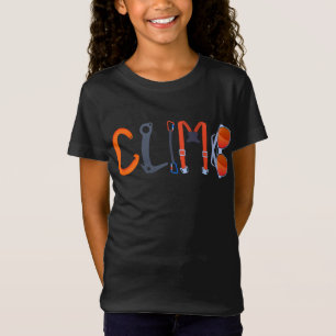 Rock Climbing Climber Climb Equipment T-Shirt