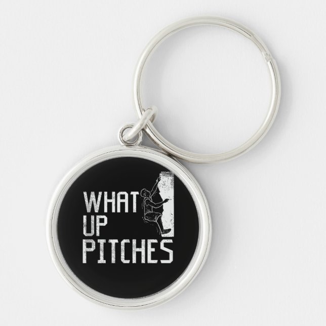 Rock Climbing Climber Gift Keychain (Front)