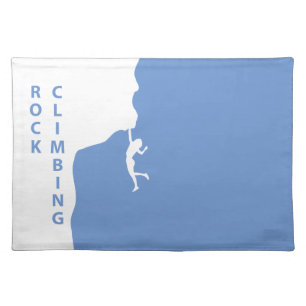 Rock climbing cloth placemat