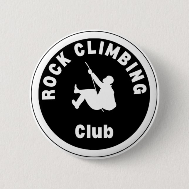 Rock climbing club button (Front)