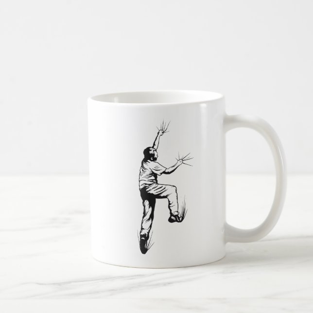 Rock Climbing Coffee Mug (Right)