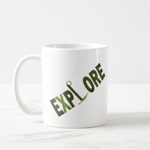 Rock climbing coffee mug