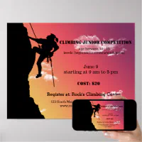 https://rlv.zcache.com/rock_climbing_competition_poster-r8ac37db9c53e496293a5fe0f7731f506_a86nbf_200.webp