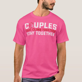 Rock Climbing Couple T-Shirt