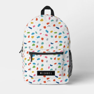 Rock Climbing Cute Kids Colorful School Printed Backpack