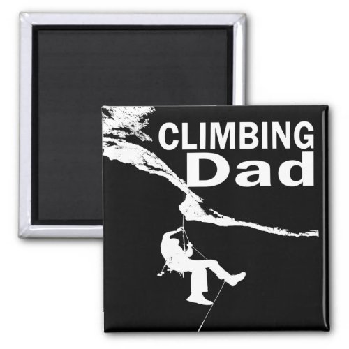 rock climbing dad  magnet