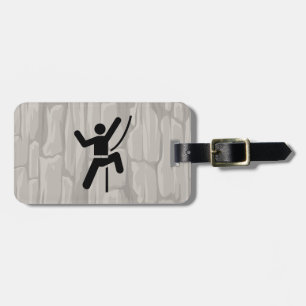Rock Climbing Design Luggage Tag