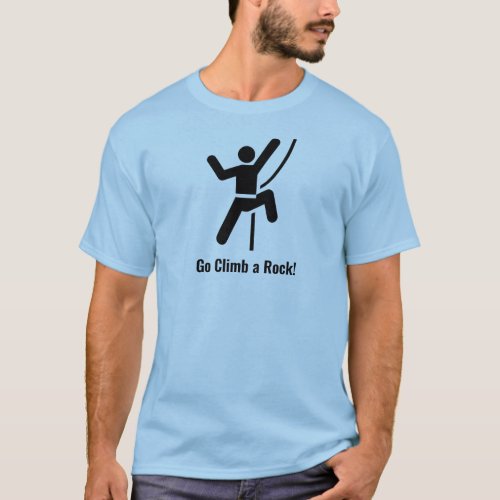 Rock Climbing Design TeeShirt T_Shirt