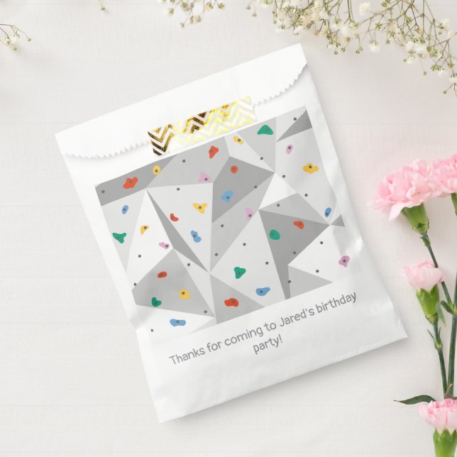 Rock Climbing Favor Bag (Sealed)