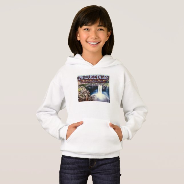 ROCK CLIMBING GIRL - PALOUSE FALLS - WASHINGTON US HOODIE (Front Full)