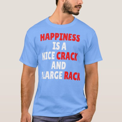 ROCK CLIMBING Happiness is a nice crack and a larg T_Shirt