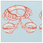 Rock climbing harness fabric