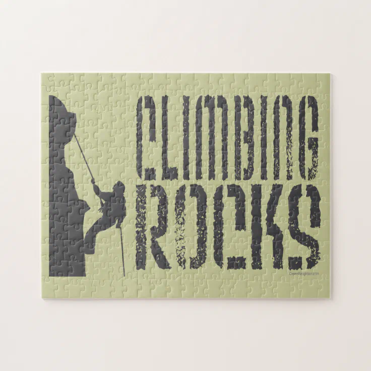 Rock Climbing Jigsaw Puzzle Zazzle