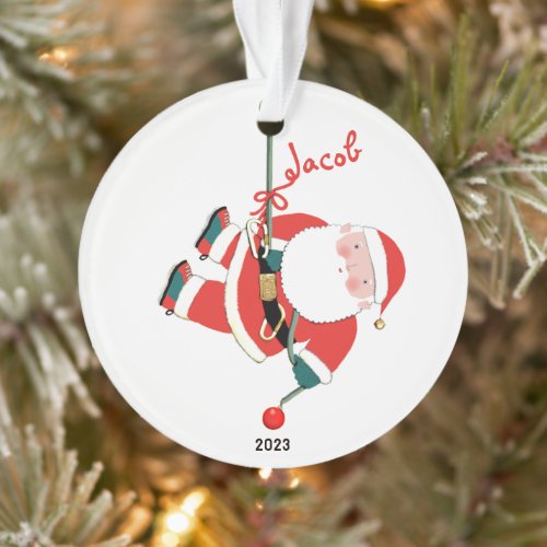 Rock Climbing Keepsake Gift Ornament