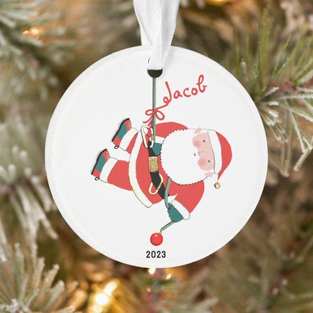 Rock Climbing Keepsake Gift Ornament (Tree)