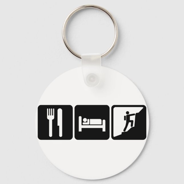 Rock Climbing Keychain (Front)