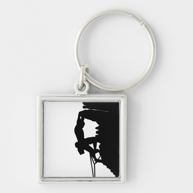 Rock Climbing Keychain (Front)