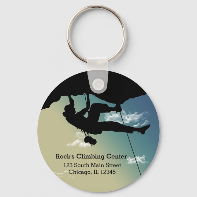 Rock Climbing Keychain (Front)