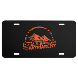 Rock Climbing License Plate