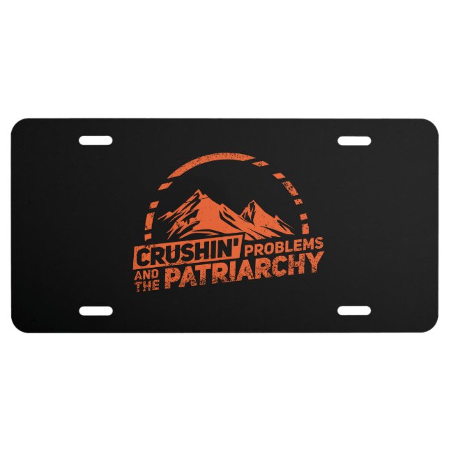 Rock Climbing License Plate (Front)