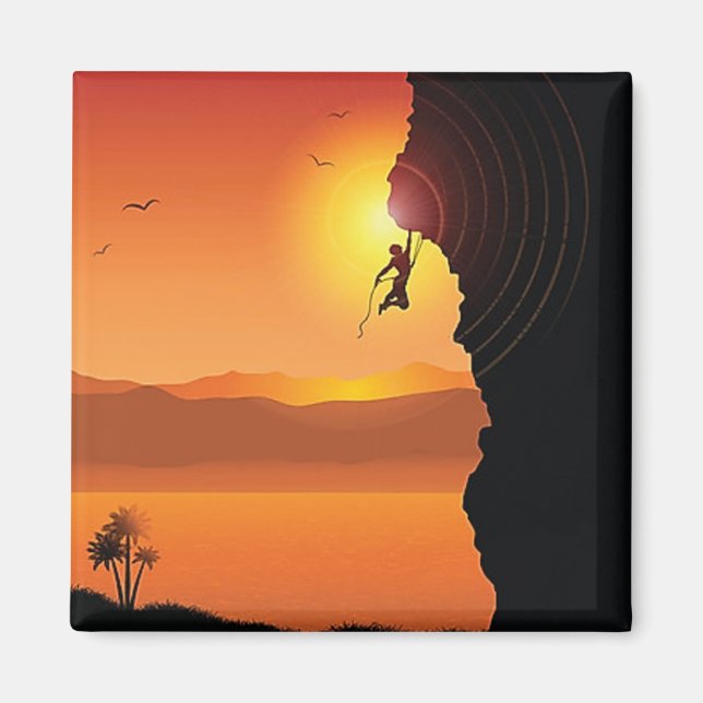 Rock climbing magnet (Front)