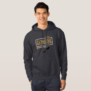 Rock Climbing Men Hoodie