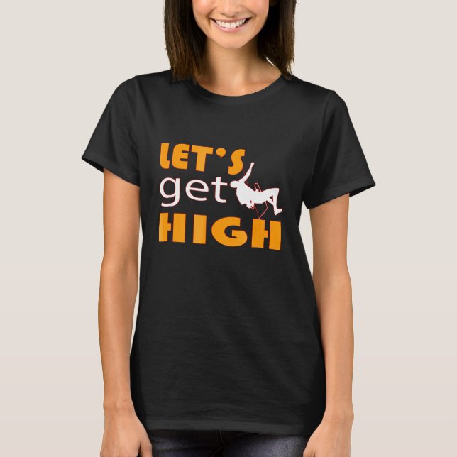 Rock Climbing  Mountain Climber T-Shirt (Front)