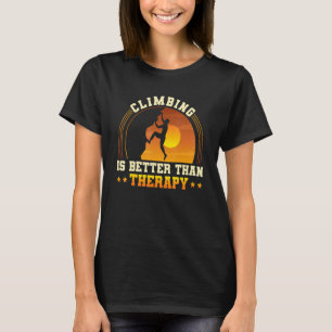 Rock Climbing Mountaineer Bouldering Save The Cara T-Shirt