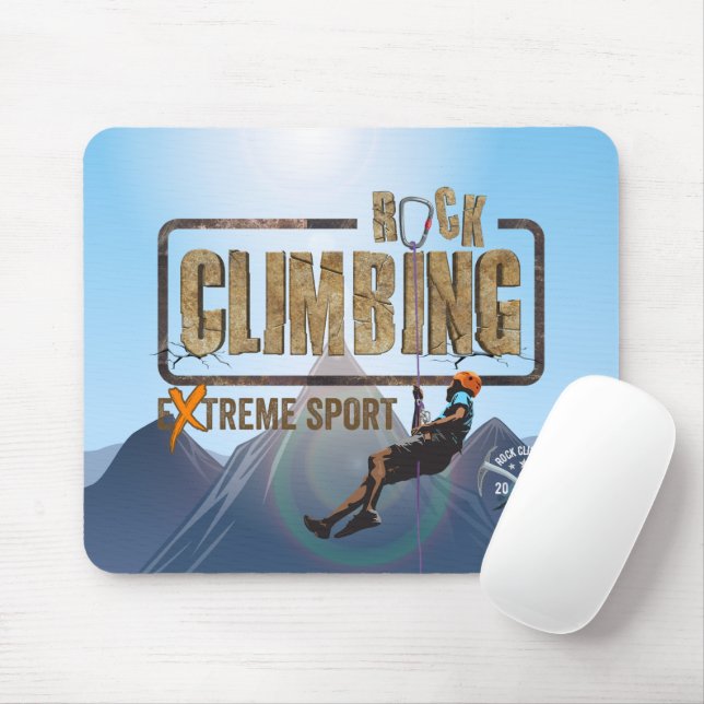 Rock Climbing | Mouse Pad (With Mouse)