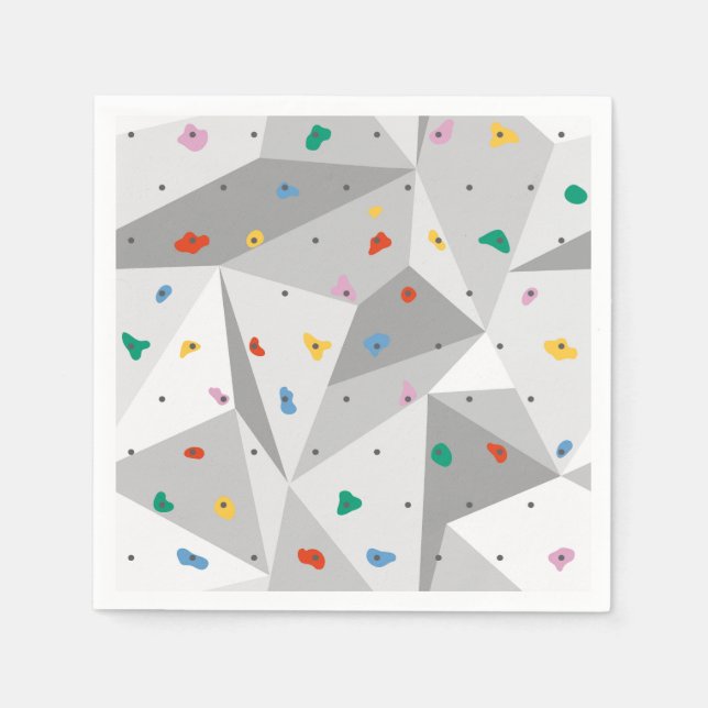 Rock Climbing  Napkins (Front)