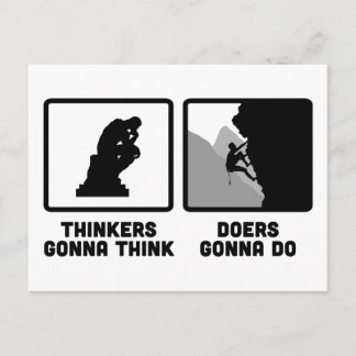 Rock Climbing Postcard