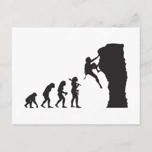 Rock Climbing Postcard