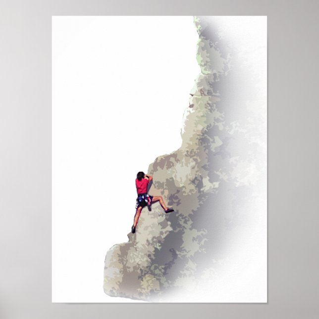 Rock Climbing Poster (Front)