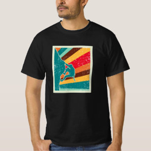 Rock Climbing Retro Vintage T-Shirt