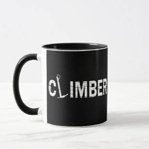 rock climbing rockclimber mug